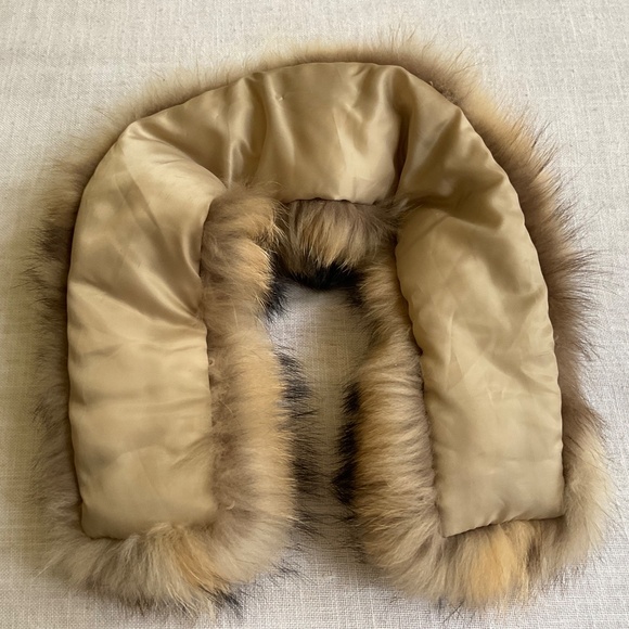 Genuine Fox Fur Detachable Collar Winter Luxury Scarf 30” NEW - Picture 6 of 12